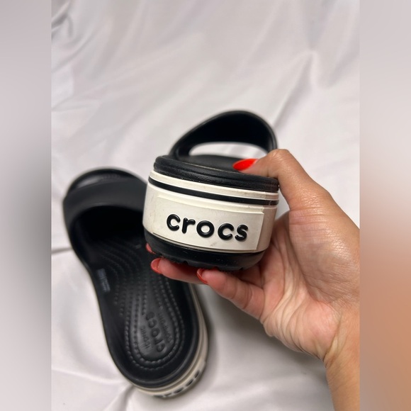 CROCS Black Slide Sandals - Picture 6 of 9